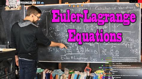 Lagrangian Mechanics Calculus Of Variations And Euler Lagrange