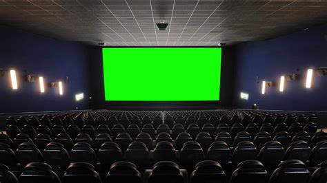 Sometimes, anything smaller than the big screen just won't cut it. Cinema (Movie Theater, Movie House) with green screen ...