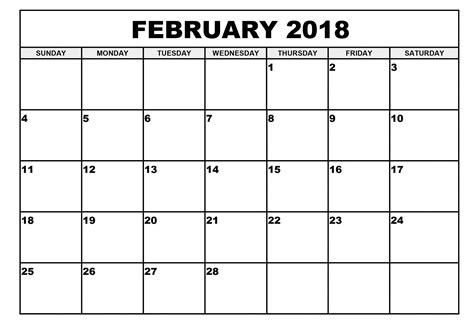 Perfect for the academic year. Printable Calendar 2021 Feb Template | Free Letter Templates