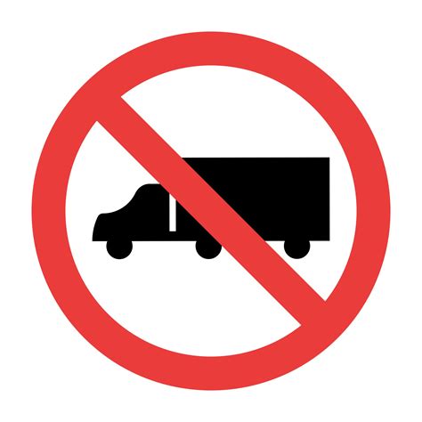 No Trucks Vector Art Icons And Graphics For Free Download