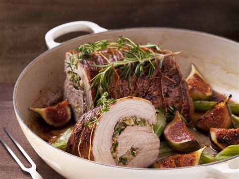 Putenrollbraten mit Feigen Rezept