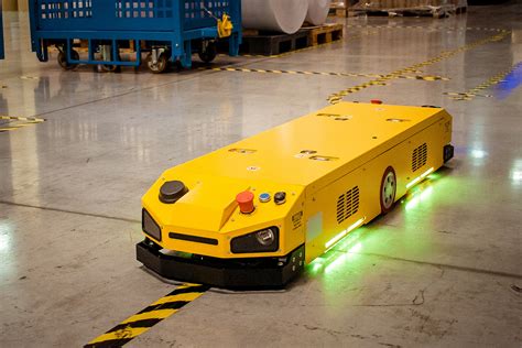 Efficient Intralogistics With Agv Robots Automated Guided Vehicle