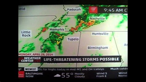 The Weather Channel Severe Weather Coverage 4282014 Youtube