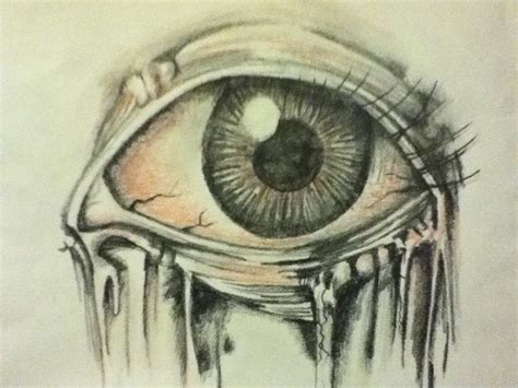 Eyeball Creepy Eyes Creepy Drawings Eye Drawing