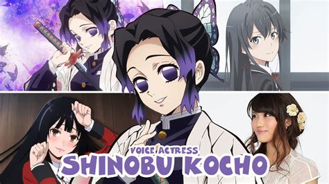 Shinobu Kocho Same Anime Characters Voice Actor With Shinobu Kimetsu