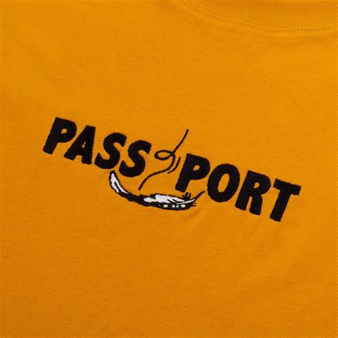 Pass~port Featherweight Tee Gold Pass~port