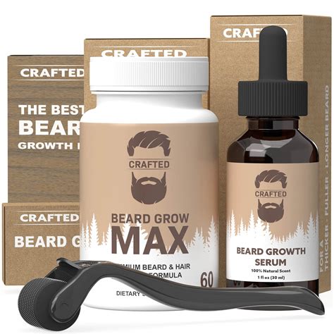 Buy Crafted Beard Growth Kit The Best Beard Growth Kit Grow A