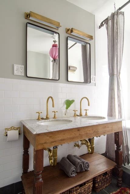 Prospect Heights Brownstone Shabby Chic Bathroom New York By
