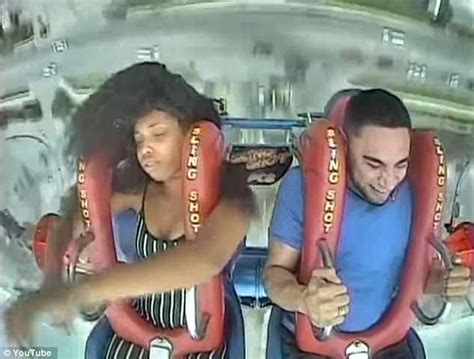 woman on notoriously terrifying slingshot ride passes out daily mail online
