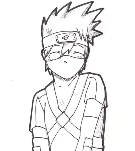 How To Draw Kakashi Sensei From Naruto Drawing The Head Step