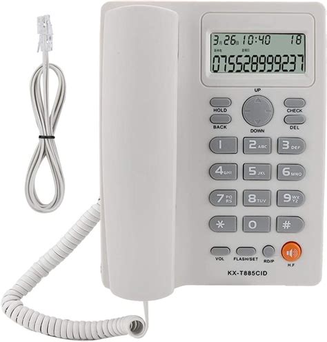 Teléfono Con Cable Identificador De Llamadas Teléfono Manos Libres