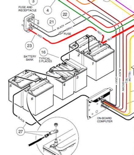 Club Car 6 Battery Wiring Diagram 48 Voltage Regulator Wiring Diagram