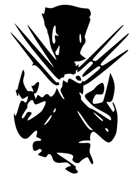 Wolverine Stencils Free Stencils And Template Cutout Printable