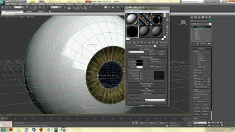 How To Model Texture And Rig An Eye In 3ds Max Youtube