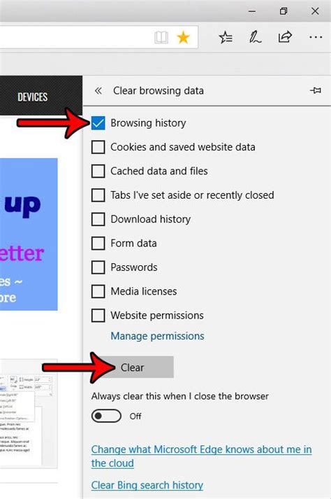 How To Clear History In Microsoft Edge Solve Your Tech