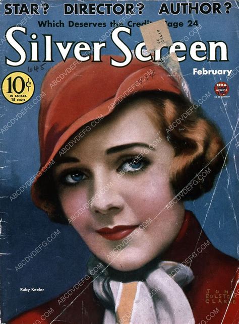Ruby Keeler Silver Screen Magazine Cover 35m 5563 Silver Screen