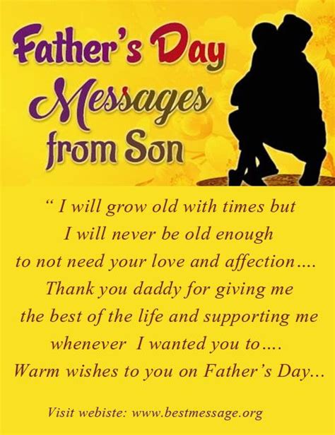 Happy fathers day text message. 12 best Fathers Day Wishes Messages images on Pinterest ...