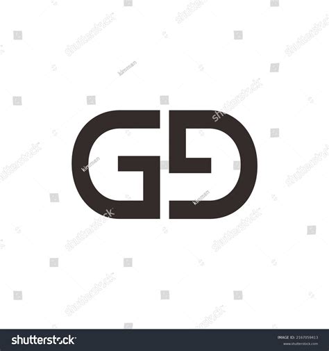 Initial Double G Logo Design Stock Illustration 2167059413 Shutterstock