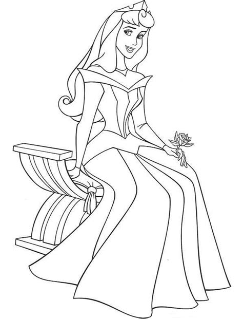 Desenhos De Princesa Aurora Para Colorir Pintar E Imprimir