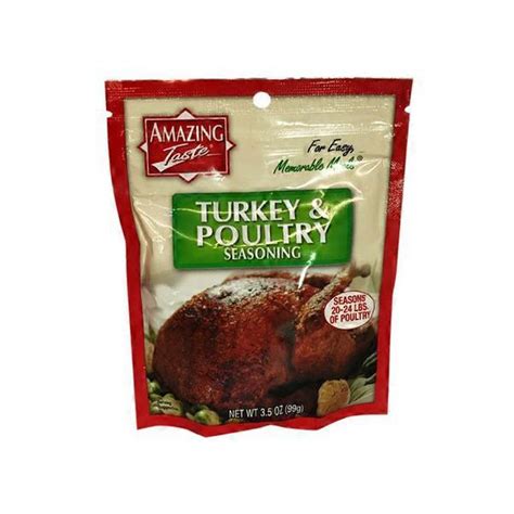 Amazing Taste Seasoning Turkey And Poultry 3 5 Oz Instacart