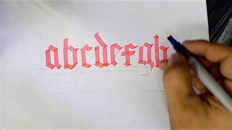 Abecedario Chicano Gotico Parte Chicano Lettering Como Hacer Letras Calligraficas Youtube