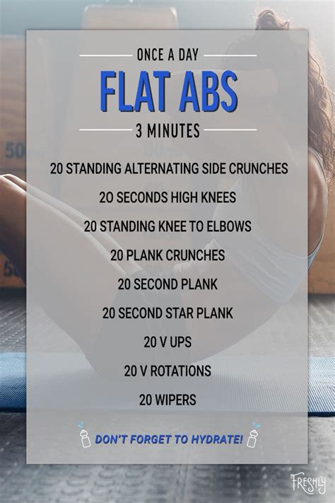 Ready To Get Flat Abs This Three Minute Core Workout Can Be Done