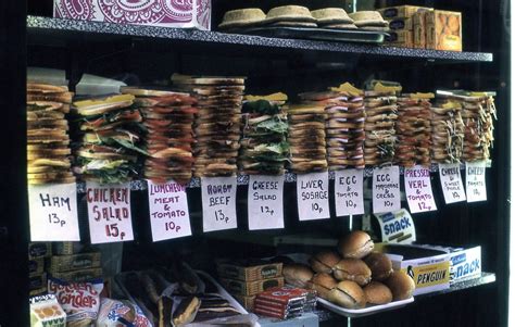 Old School Sandwiches London 1972 Photo By Rob Baker Rsandwiches