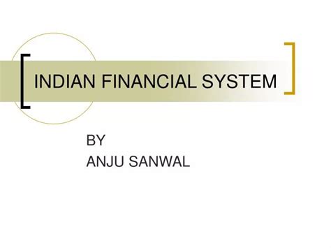 Ppt Indian Financial System Powerpoint Presentation Free Download