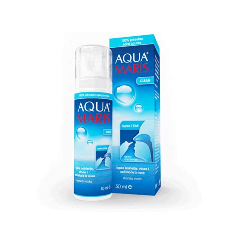 Aqua Maris Clean Sprej Za Nos 50ml Ljekarna Lifepharm