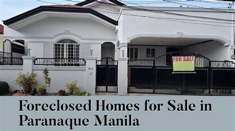 Condominium for sale nearby manila. Foreclosed Houses for Sale in Paranaque, Manila ...