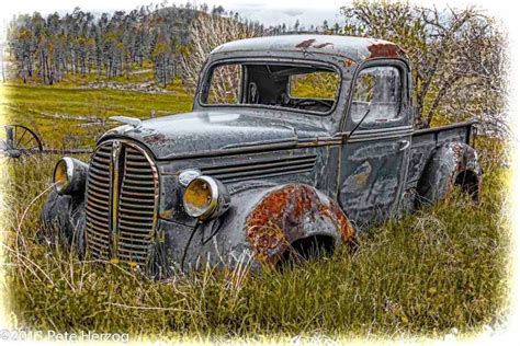 old abandoned ford pickup truck edited with color preset ford pickup trucks cars trucks old