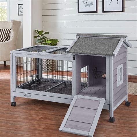 Buy Aivituvin Rabbit Hutch Indoor Bunny Cage Outdoor Bunny House With