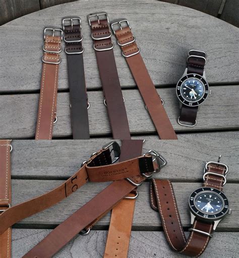 Leather Leather Watch Strap Horween Leather