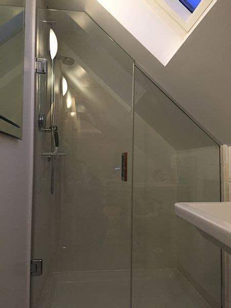 Sloped Roof Wardrobe Ideas Loft Ceiling Sloping Showers Shower Glass