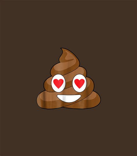 Valentines Day Poop Emoji Love Hearts Funny Digital Art By Kayleu Talit