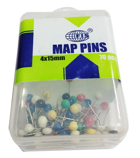 Fis Map Pins Fsdpj9051 Ay Stationery