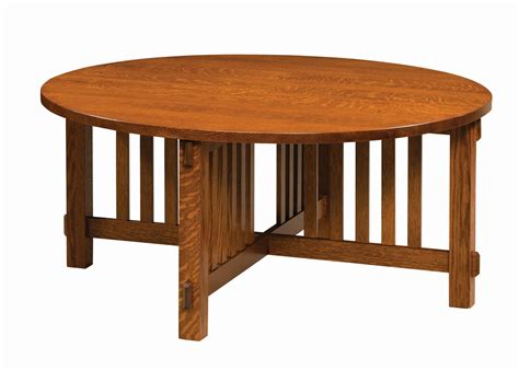 Our luxury, solid wood, american mission coffee table is beautifully handcrafted and affordable. Rio Mission Round Coffee Table from DutchCrafters Amish ...