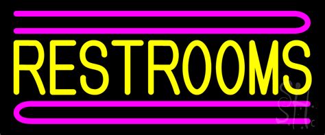 Restrooms Led Neon Sign Restroom Neon Signs Everything Neon