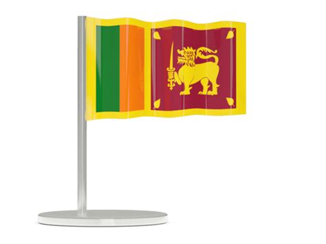 Flag Pin Illustration Of Flag Of Sri Lanka