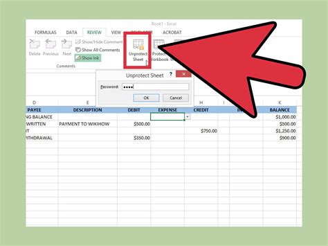 How To Create A Simple Checkbook Register With Microsoft Excel