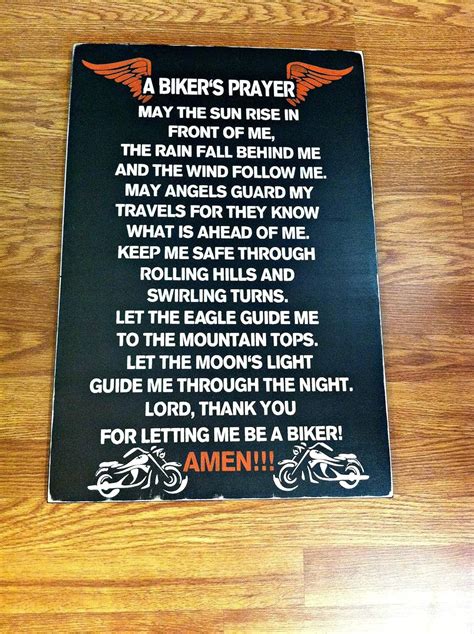 A Bikers Prayer Guide Me Through The Nightlord Thank You