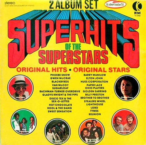Superhits Of The Superstars K Tel 1975 Superstar Original Vinyl