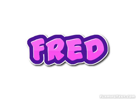 Fred Logo Free Name Design Tool From Flaming Text
