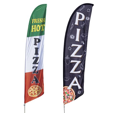 Pizza Flag Banners Free Shipping Vispronet