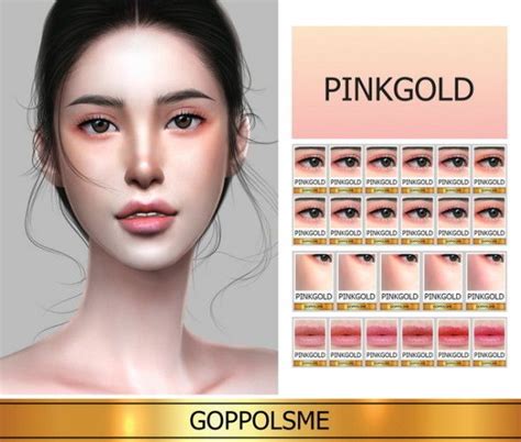 Gpme Gold Pink Gold Collection By Goppols Me For The Sims 4 The Sims 4