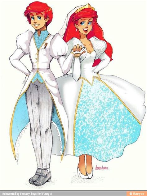 Ariel Genderbend Disney Fan Art Disney Magic Disney