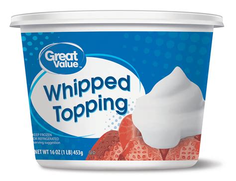 Great Value Whipped Topping 16 Oz