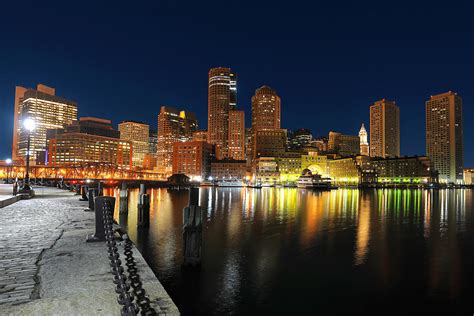 Boston Harbor Skyline Photograph By Shane Psaltis Pixels