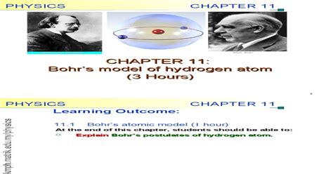 Matriculation Physics Bohrs Model Of Hydrogen Atompdf Pdf Document