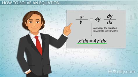 Solving Separable Differential Equations Steps And Examples Video
